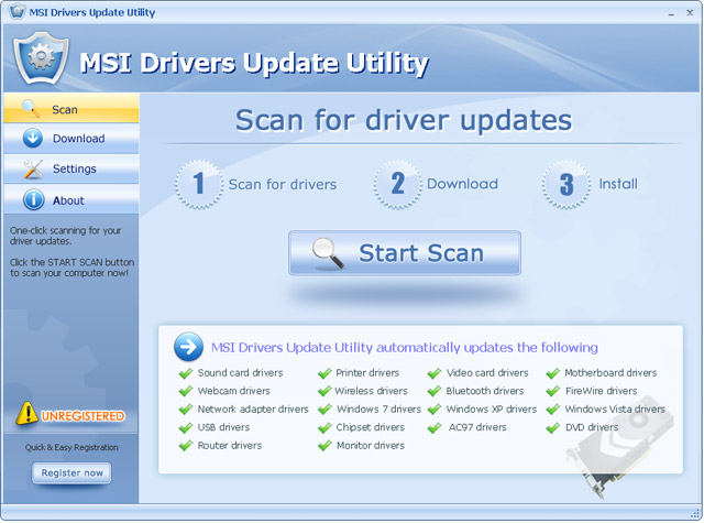 MSI (Microstar) CR720 Bios driver for Windows 8.1 screenshot1